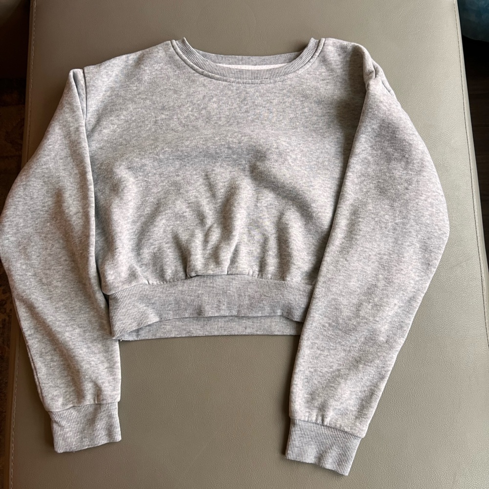 SHEIN Gray Crew Neck Sweater